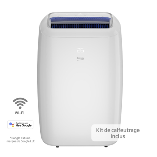 Climatiseur Mobile Réversible + Purificateur d'Air — Froid & Chaud