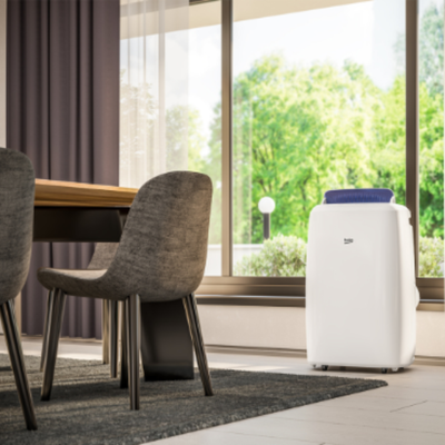 Climatiseur Mobile Réversible + Purificateur d'Air — Froid & Chaud